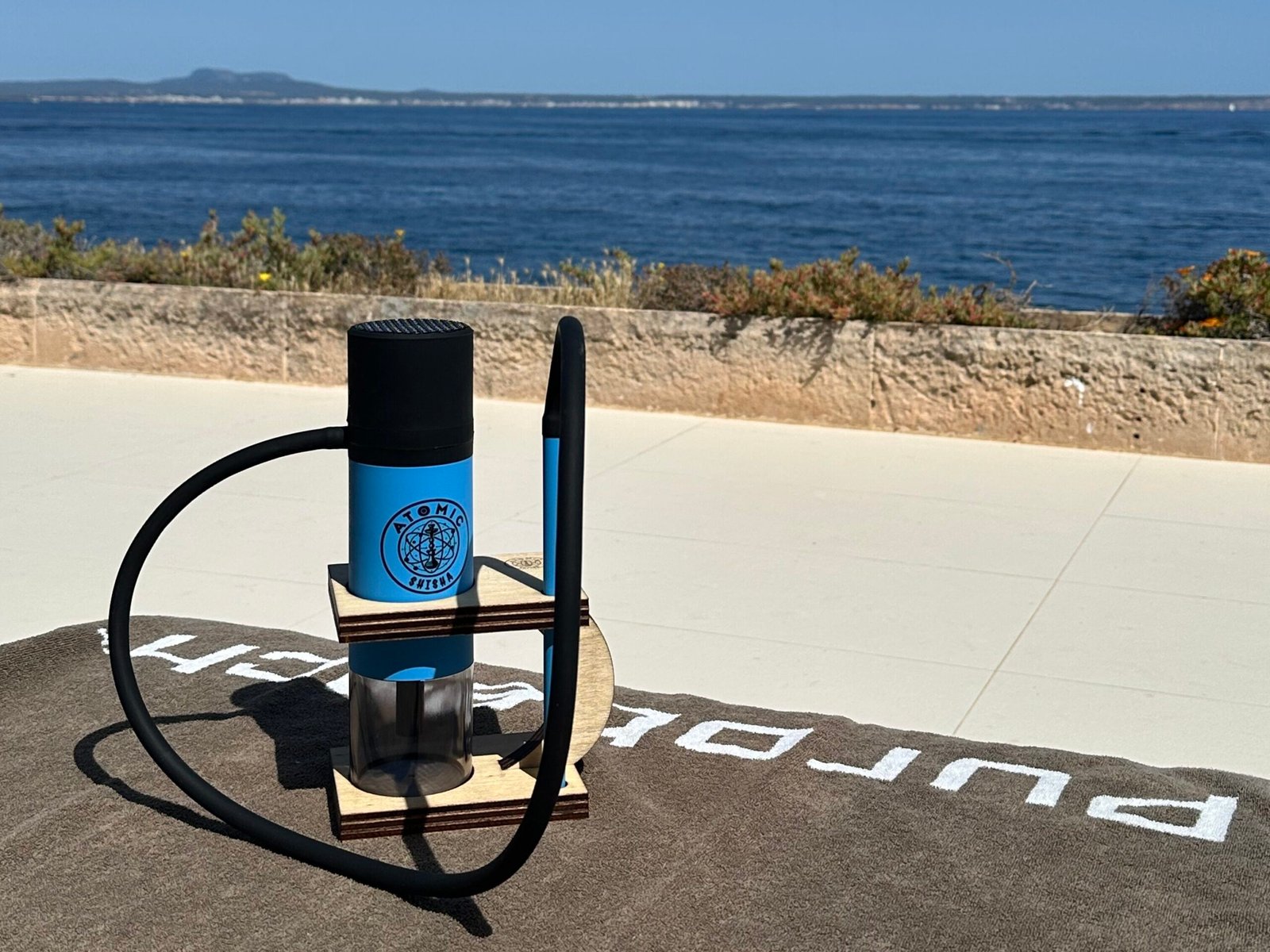 soporte portátil para shisha, the nomas project, nomah